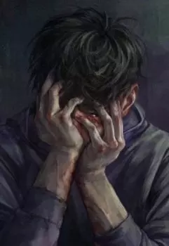 по ту сторону касания.