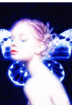 Русалка с крыльями бабочки