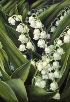 Секретик. Под стеклышком фантик и цветочек.