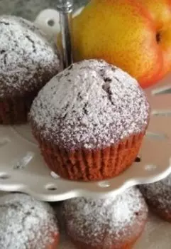 Шоколадные кексы с изюмом