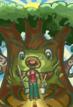 Сказка о трёх баобабах и садовнике