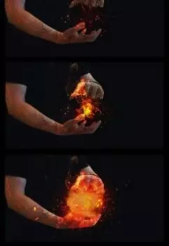 Соприкосновение с огнём