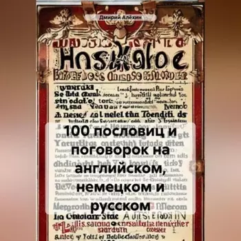 100 пословиц и поговорок на английском, немецком и русском