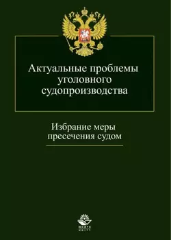 Актуальные проблемы уголовного судопроизводства. Избрание меры пресечения судом