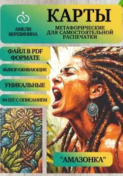 Амазонка – колода психологическо-метафорических карт для самостоятельной распечатки