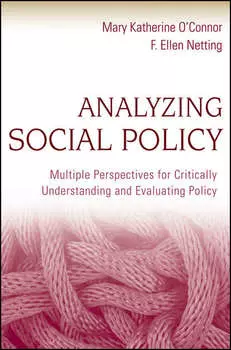 Analyzing Social Policy. Multiple Perspectives for Critically Understanding and Evaluating Policy