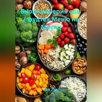 Биоинженерия еды / фудтех Меню на Месяц