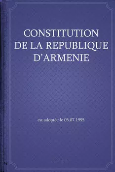 Constitution de la R?publique d'Arm?nie