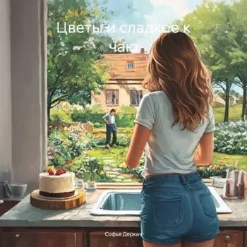 Цветы и сладкое к чаю