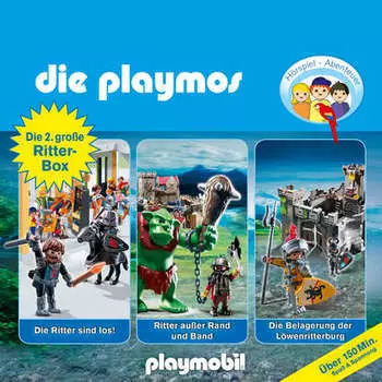Die Playmos - Das Original Playmobil H?rspiel, Die 2. gro?e Ritter-Box, Folgen 24, 45, 55