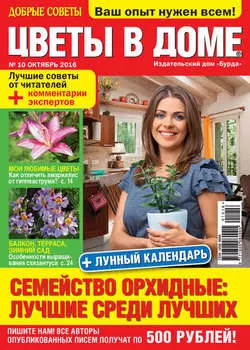 Добрые советы. Цветы в доме. №10/2016