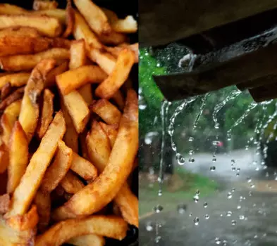 Дождь или картошка жарится?