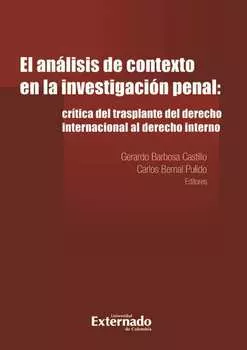 El an?lisis de contexto en la investigaci?n penal:
