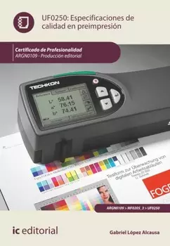 Especificaciones de calidad en preimpresi?n. ARGN0109