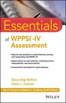 Essentials of WPPSI-IV Assessment