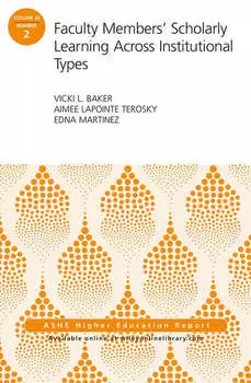 Faculty Members' Scholarly Learning Across Institutional Types