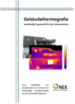 Geb?udethermographie - verst?ndlich gemacht f?r den Interessierten