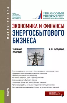 Экономика и финансы энергосбытового бизнеса. (Бакалавриат, Магистратура). Учебное пособие.