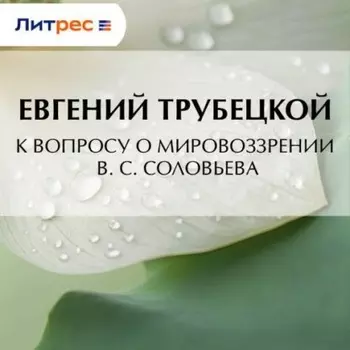 К вопросу о мировоззрении В. С. Соловьева