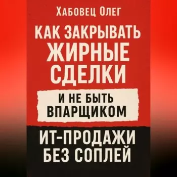 Как закрывать жирные сделки и не быть впарщиком: ИТ-продажи без соплей