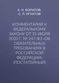 Комментарий к Федеральному закону от 31 июля 2020 г. № 247-ФЗ «Об обязательных требованиях в Российской Федерации» (постатейный)