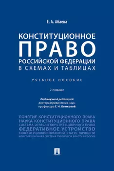 Конституционное право Российской Федерации в схемах и таблицах