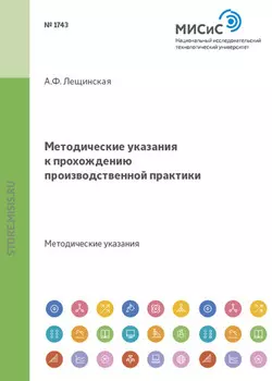 Методические указания к прохождению производственной практики