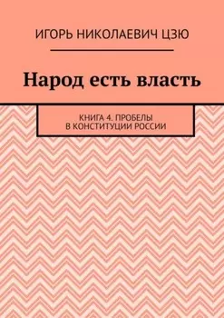 Народ есть власть. Книга 4. Пробелы в Конституции России