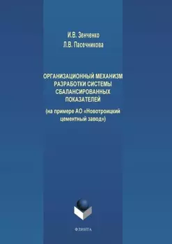 Организационный механизм разработки системы сбалансированных показателей (на примере АО «Новотроицкий цементный завод»)