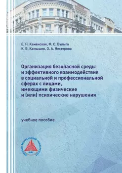 Организация безопасной среды и эффективного взаимодействия в социальной и профессиональной сферах с лицами, имеющими физические и (или) психические нарушения