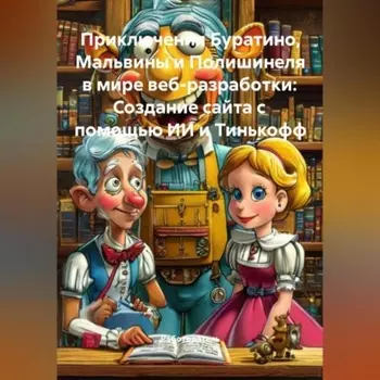 Приключения Буратино, Мальвины и Полишинеля в мире веб-разработки: Создание сайта с помощью ИИ и Тинькофф