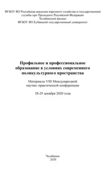Профильное и профессиональное образование в условиях современного поликультурного пространства