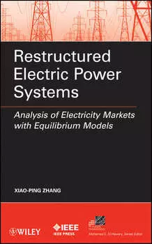 Restructured Electric Power Systems. Analysis of Electricity Markets with Equilibrium Models