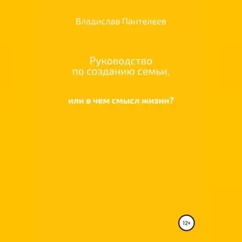 Руководство по созданию семьи, или В чем смысл жизни?
