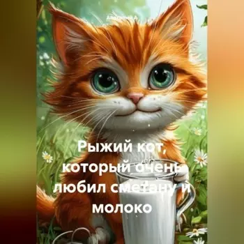Рыжий кот, который очень любил сметану и молоко