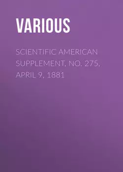 Scientific American Supplement, No. 275, April 9, 1881