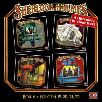 Sherlock Holmes - Die geheimen F?lle des Meisterdetektivs, Box 6: Folgen 19, 20, 21, 22
