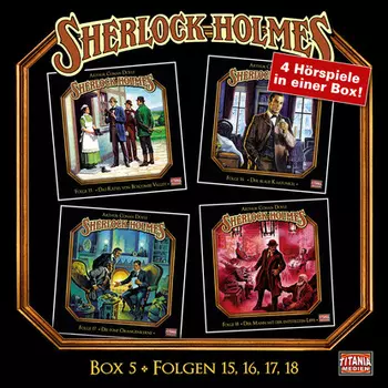 Sherlock Holmes - Die geheimen F?lle des Meisterdetektivs, Box 5: Folgen 15, 16, 17, 18