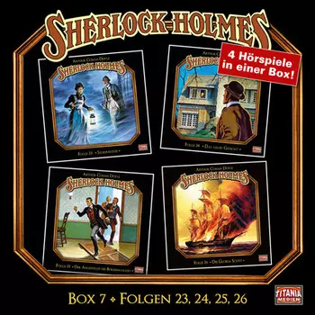 Sherlock Holmes - Die geheimen F?lle des Meisterdetektivs, Box 7: Folgen 23, 24, 25, 26