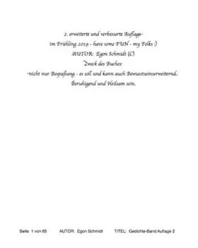 sinnliche spirituelle Gedichte Sammlung