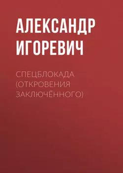 Спецблокада (откровения заключённого)