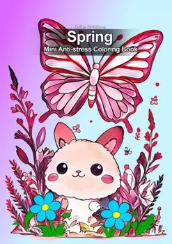 Spring Mini Anti-stress Coloring Book
