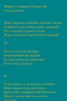 Старый мир. Починка жизни