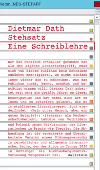 Stehsatz