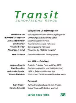 Transit 35. Europ?ische Revue