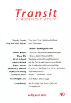 Transit 40. Europ?ische Revue
