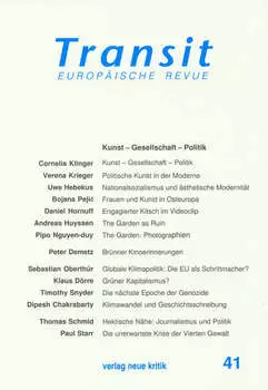 Transit 41. Europ?ische Revue