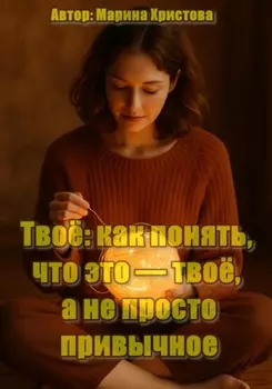 Твоё: как понять, что это – твоё, а не просто привычное. Про выбор, про доверие себе, про возвращение к себе без радикальных бросков