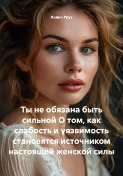 Ты не обязана быть сильной О том, как слабость и уязвимость становятся источником настоящей женской силы