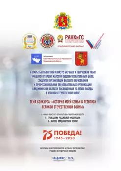 Я – гражданин Российской Федерации! Я – житель Владимирской земли!